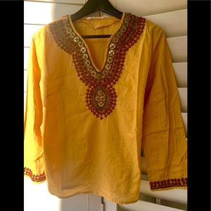 Margaret Loves Peter Yellow Tunic